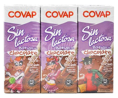 Covap Sin Lactosa Batido De Chocolate Bajo En Grasa Y Sin Lactosa X