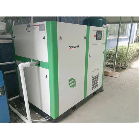 Stationary 7 5kw 250kW Oil Free Screw Air Compressor Medical 10 Bar Silent