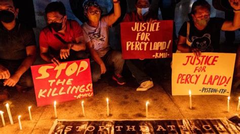 Filipino Journalist Percy Lapid A Critic Of Marcos And Duterte Is