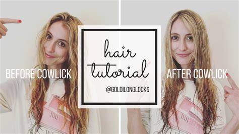 How To Hair Cut Women With Cowlick - Wavy Haircut