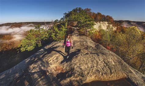 Double Arch Hiking Trail Red River Gorge Hiking Illustrated