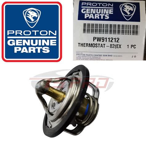 Proton Genuine Pw911212 Thermostat 82°c Proton Gen2 Persona Saga Blm Satria Neo Waja Campro