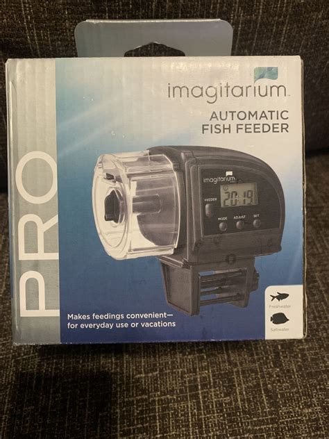 Imagitarium Pro Automatic Fish Feeder Battery Power Salt Fresh Water