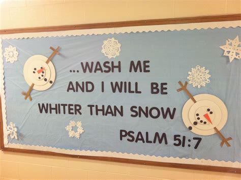 church bulletin board ideas for winter - Martin East