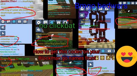 How To Get Long And Colored Name In Blockman Go For Free No Clickbat Bmgo Bedwars Youtube