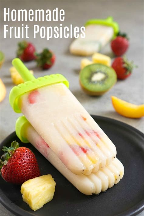 Homemade Fruit Popsicles Vegan Gluten Free Real Food Real Deals