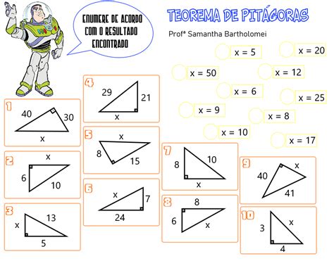 Teorema De Pit Goras Em Teorema De Pit Goras Ensino De