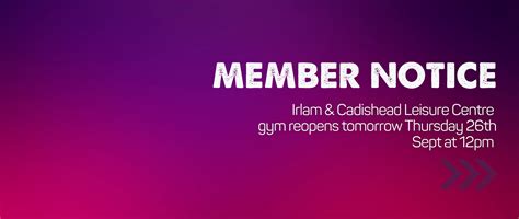 irlam cadishead leisure centre gym  opening scl