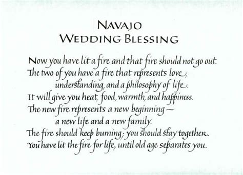 Navajo wedding blessing | Native american wedding, Wedding blessing ...