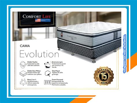 Evolution Camas Comfort Life El Ahorron De Distribuidora Gabriela