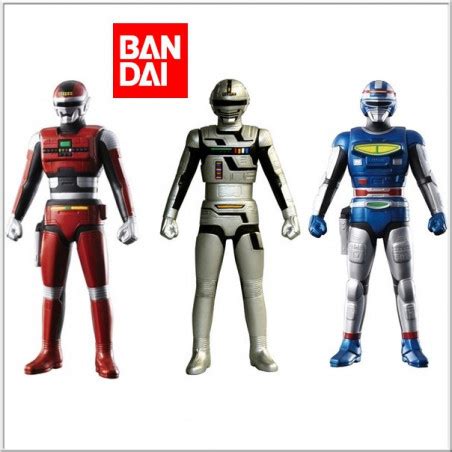 Space Sheriff Gavan Sharivan Shaider Figurines Soft Vinyl