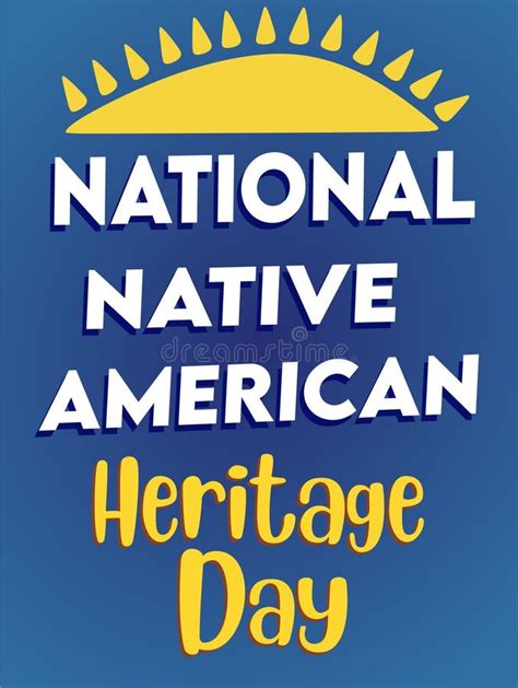 Native American Heritage Month Stock Vector - Illustration of brand ...