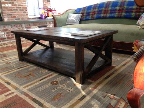 Rustic Coffee Table : 4 Steps - Instructables