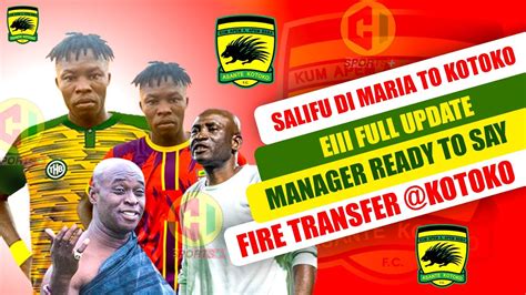 Good News Kotokosalifu Di Maria To Kotoko Hot Update Manager