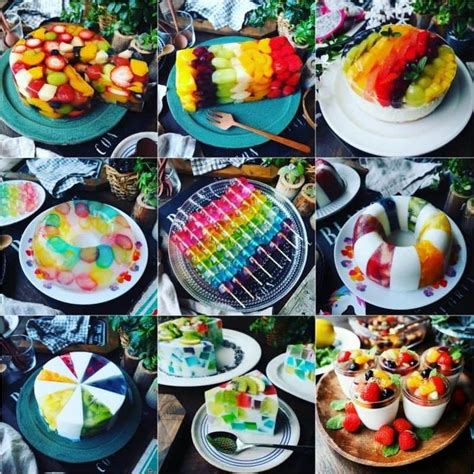 Michiko Maedaさんのインスタグラム写真 Michiko Maedainstagram「気持ちも上がるレインボーレシピ色々🌈