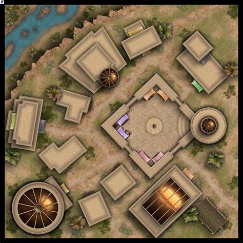 Desert Town : r/battlemaps