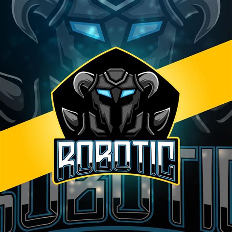 Robotic Esport Mascot Logo Design 10314521 Vector Art At Vecteezy