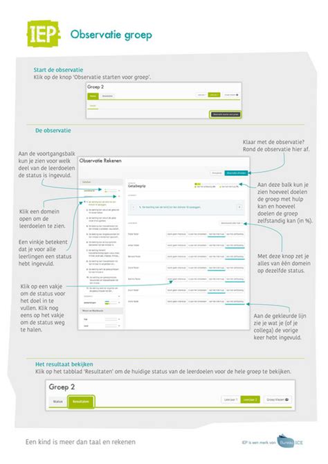 Bureau ICE IEP LVS Instructie Proefversie Observatie Instrument