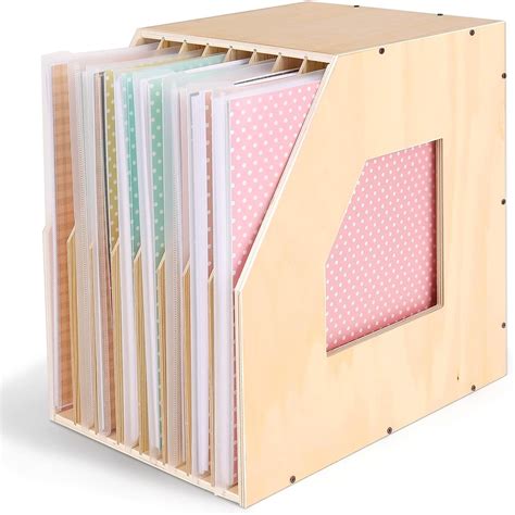 Amazon Caydo Wood Paper Storage Organizer Slope Design Paper