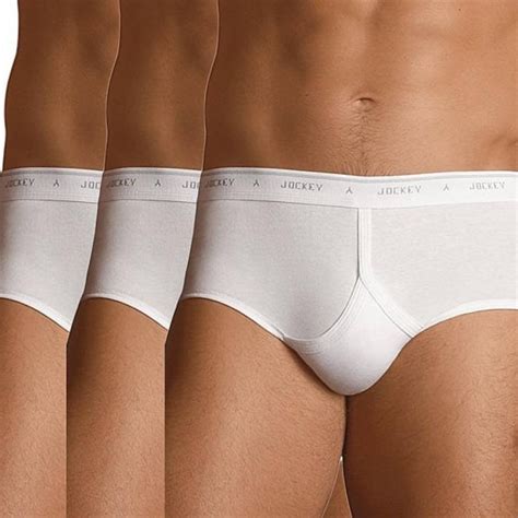 Jockey Classic Y Front 3 Pack Briefs White Jockey Classic Y Front 3