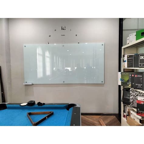 jual glassboardpapan tulis kacawhite board kaca   cm shopee