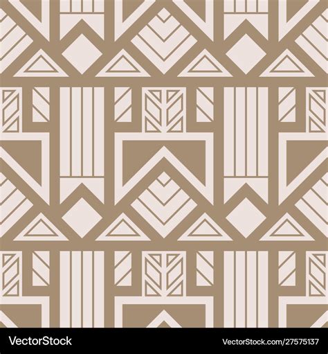 Abstract Art Deco Geometric Pattern 01 Royalty Free Vector