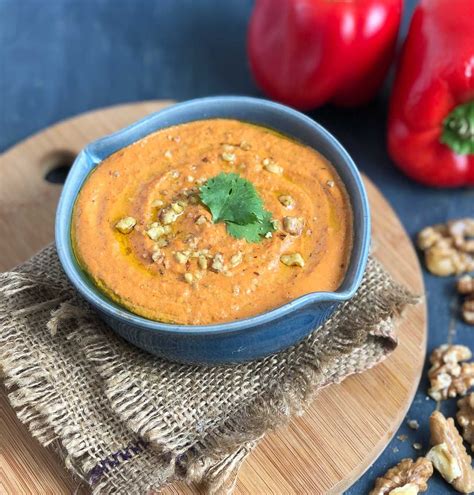 Muhammara Recipe Is A Middle Eastern Dip Made By Pulsing Roasted Red