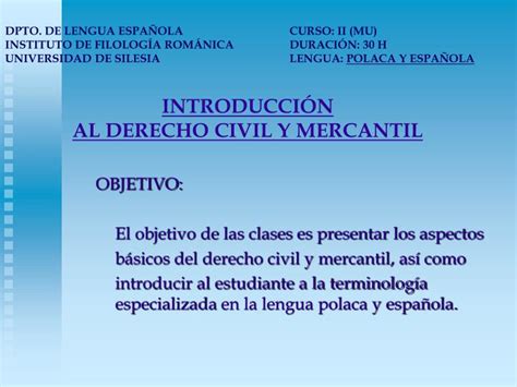 Ppt Introducci N Al Derecho Civil Y Mercantil Powerpoint Presentation