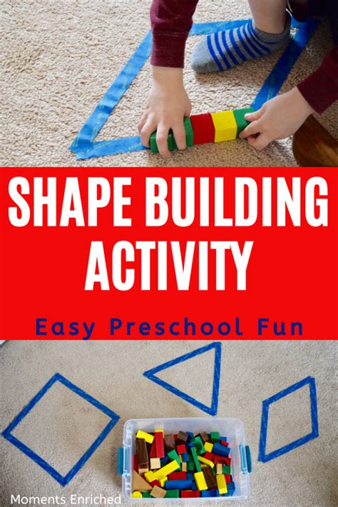 Building Shapes - Block Activity - Moments Enriched