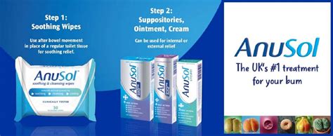 Anal Itching Hemorrhoids Piles Treatment 3 Way Action Anusol Cream