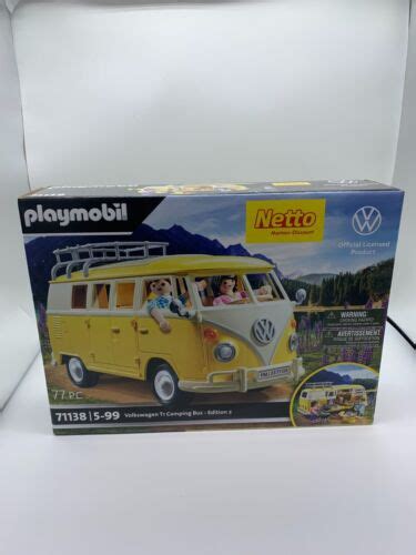 PLAYMOBIL 711380 VW Bulli T1 NETTO Special Edition 2 2023 Camping Bus