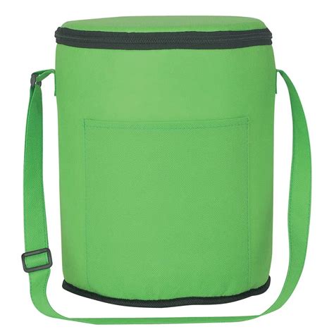 Promotional Ts Barrel Non Woven Cooler Insulated Pinic Lunch Cooler Thermal Bag