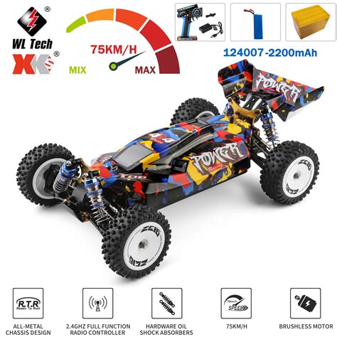 Wltoys V Wd Km H Brushless Motor Mah