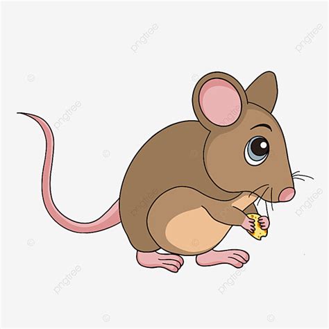 Lindo Gris Marrón Ratoncito Clipart PNG dibujos Clipart De Ratón Gris