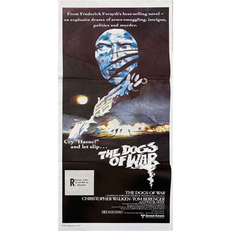 THE DOGS OF WAR Australian Movie Poster - 13x30 in. - 1980