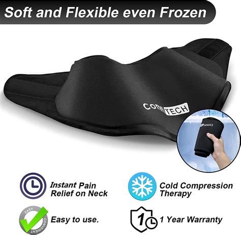 Comfitech Neck Ice Pack Wrap Gel Reusable Ice Packs For Neck Pain