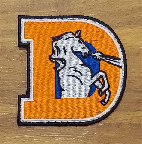 Old School Broncos d Logo Patch - Etsy