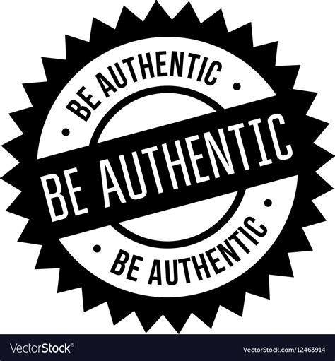 Be authentic stamp Royalty Free Vector Image - VectorStock