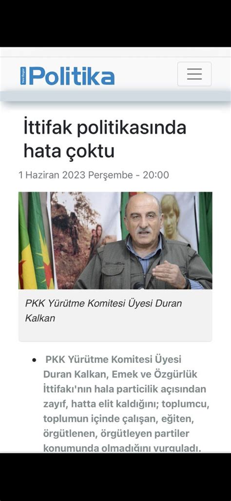 Dr Ali Demirdas On Twitter Bu G Nleri De G Rd K Pkk Eleba Duran