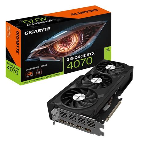 Видеокарта Gigabyte GeForce RTX 4070, 12 ГБ GDDR6X, GDDR6X - купить по ...