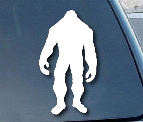 Bigfoot Ts And Toys Bigfoot Car Window Vinyl Decal Sticker 5 Tall