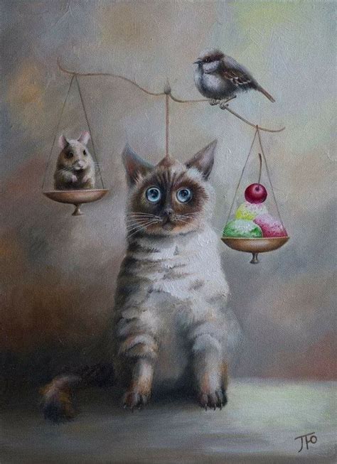 Pin By Nancy Curley On Cats Cat Art Illustration Whimsical Art Cat