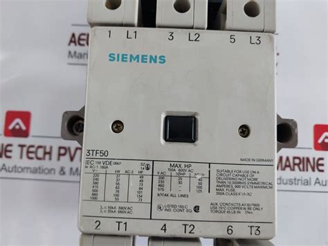 Siemens Tf Magnetic Contactor Aeliya Marine