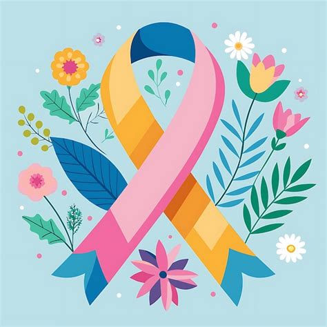 Premium Vector | Cancer ribbon illustration