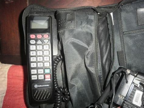 Items Similar To Vintage Motorola Car Phone Leather Bag 12 Volt Battery