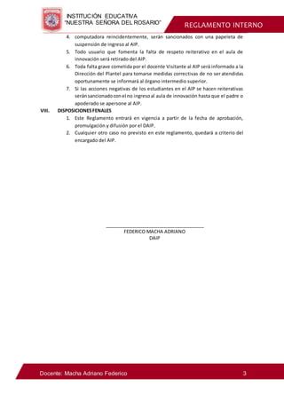 Reglamento Interno PDF