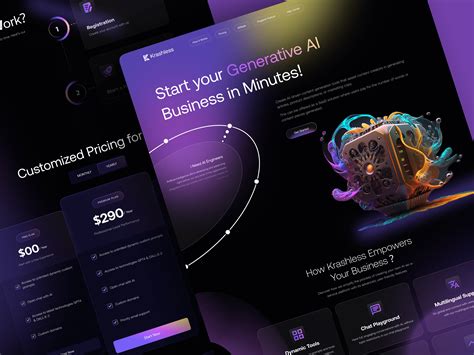 AI Landing Page Design :: Behance