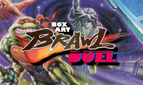 Box Art Brawl Duel Teenage Mutant Ninja Turtles IV Turtles In Time