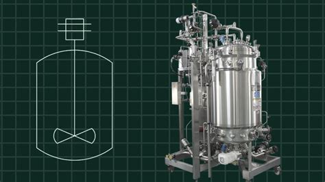 Drawing A Simple Bioreactor On Autocad For P Id Pfd Pharmaceutical