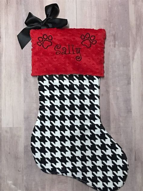 Dog Christmas Stocking Cat Christmas Stocking Personalzied | Etsy